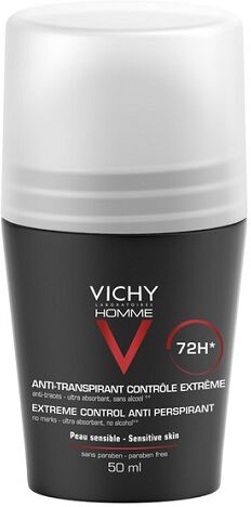 Vichy Homme Deodorante Roll On 72h 50 ml