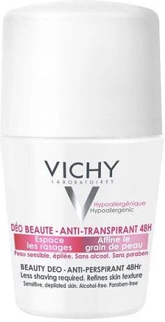 VICHY Deodorante Roll On Anti-traspirante 48 H Pelle Sensibile o Depilata 50 Ml