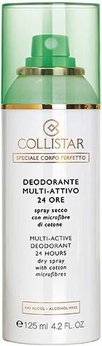 Collistar Deodorante Multi-Attivo Con Microfibre Di Cotone 24 Ore 125 ml