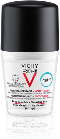 Vichy Homme Deodorante Anti Macchie 50ml