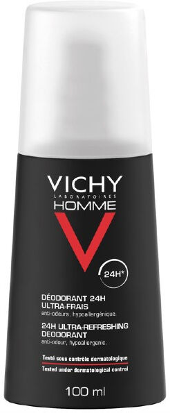 Vichy Homme Deodorante 24h Ultra-fresco Spray 100ml