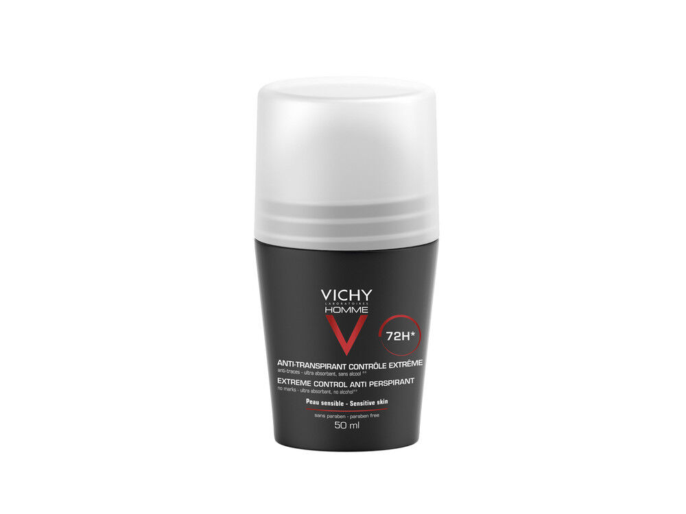 Vichy Homme Deodorante Antitraspirante Controllo Estremo 72h Roll On 50ml