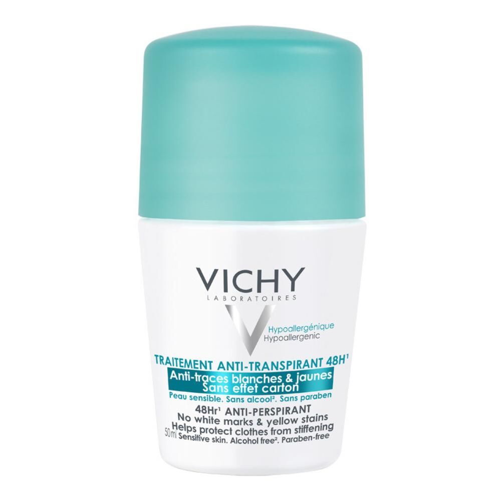L'Oreal Vichy Deodorante Roll-on con Sali Di Alluminio Anti-Traspirante 50 ml