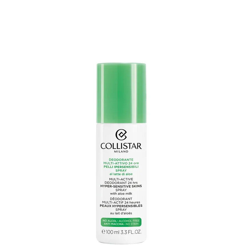 Collistar deodorante multi attivo pelli ipersensibili 24 ore spray al latte di aloe alcohol free 100 ML