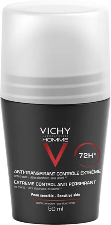 Vichy Homme Deodorante Roll On 50 ml