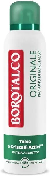 Borotalco Deodorante Spray Originale con Talco a Cristalli Attivi 150 ml