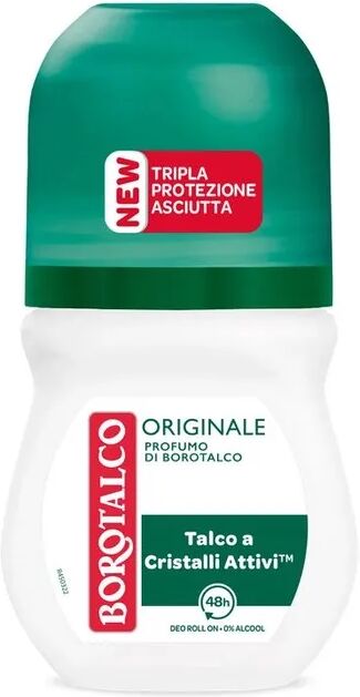 Borotalco Deodorante Roll-On Originale Senza Alcool Profumo di 50 ml