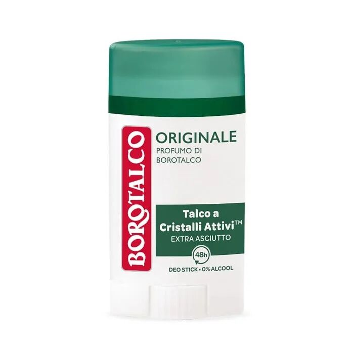 Borotalco Original Deodorante Stick Con Talco e Cristalli Attivi Tripla Protezione Asciutta Profumo di 40 ml