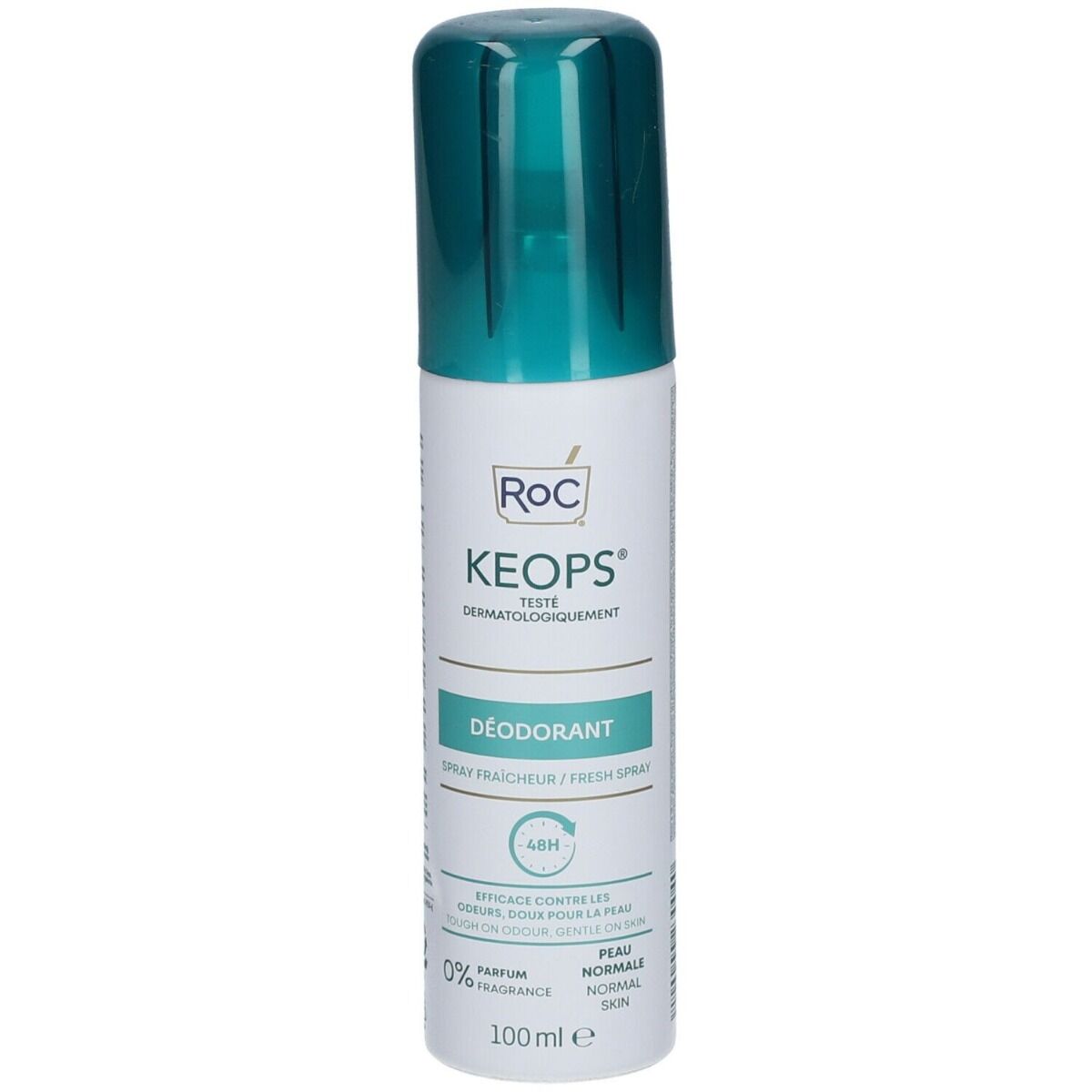 roc Keops Deodorante Spray Fresco 48h Antitraspirante 100 ml