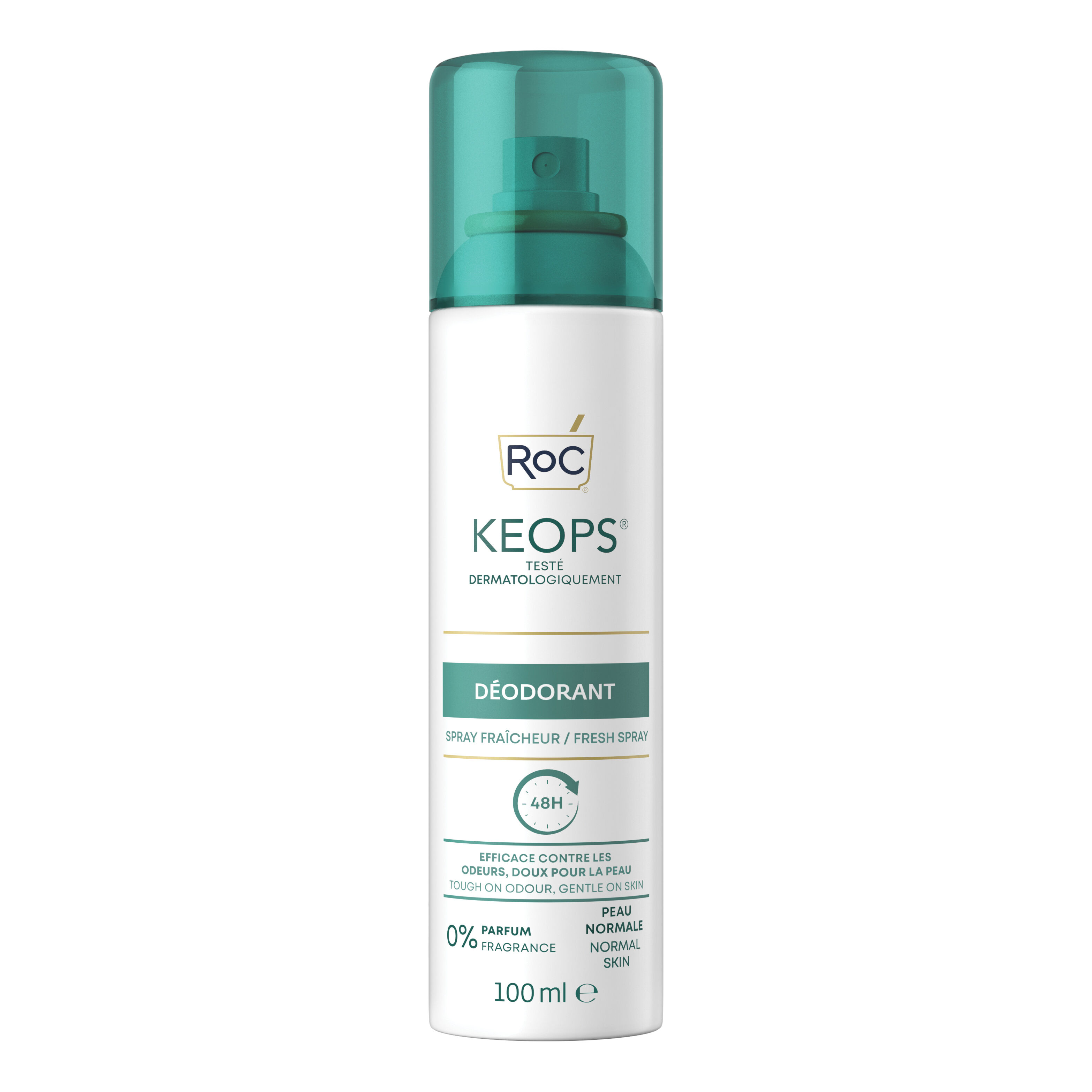 roc Keops Deodorante Spray Fresco 48h Antitraspirante 100 ml