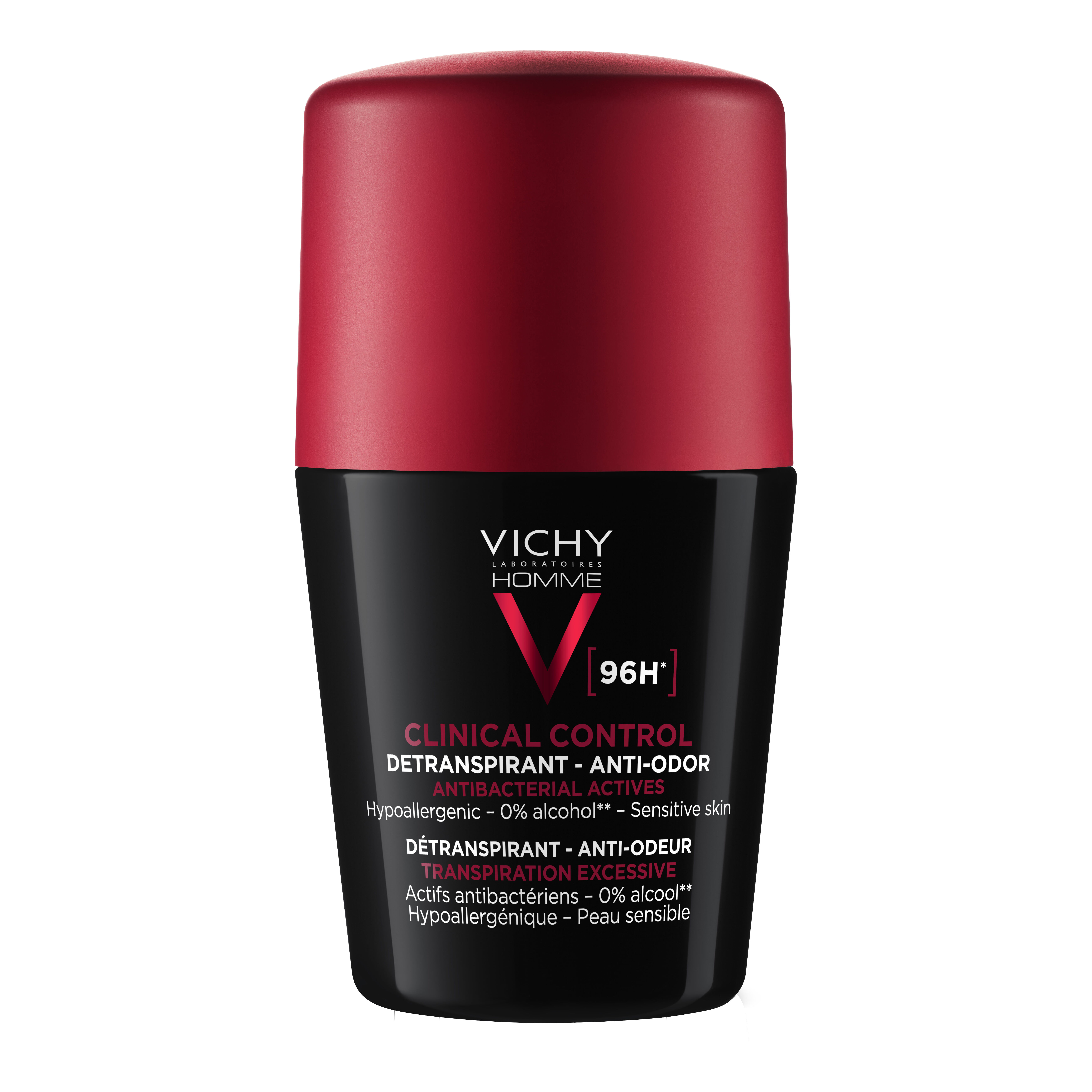 Vichy homme deodorante clinical control 96h roll 50 ml