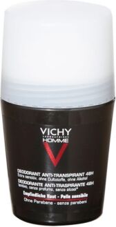 Vichy Homme Vichy Linea Homme Deo Deodorante Uomo Roll-on 48h Pelle Sensibile 50 ml