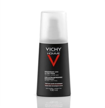 Vichy Linea Homme Deo Deodorante Uomo Vapo Ultra Fresco Anti-Cattivi Odori 100ml