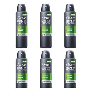 Dove 6 x  Men + Care Extra Fresh Spray Deodorant voor heren en heren