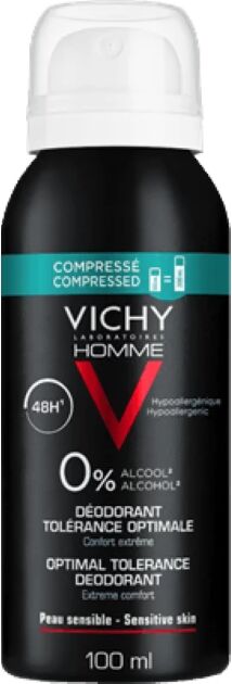 Vichy Homme Desodorizante Spray Tolerância Óptima 100ml