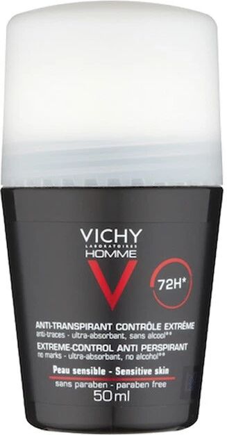 Vichy Homme Desodorizante Antitranspirante 72h Roll-On 50ml