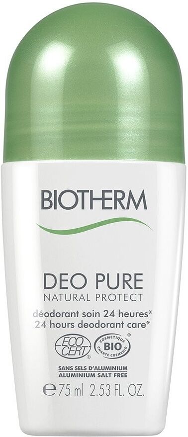 Biotherm Desodorizante Déo Pure Natural Protect Roll On Desodorizante em Roll-On 75 ml