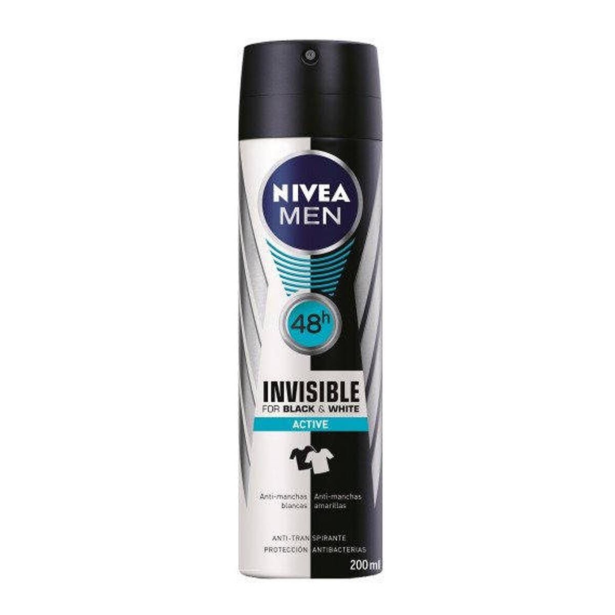 Consumo Desodorizante Spray Nivea Men Invisible Active 200ml