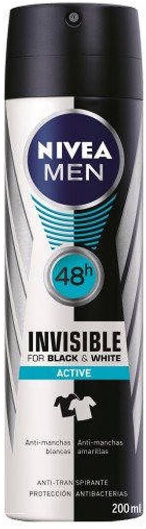 Consumo Desodorizante Spray Nivea Men Invisible Active 200ml