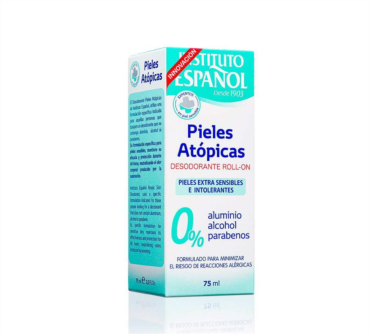 Instituto Espaãƒâ‘ol Desodorizante Roll-on Instituto Espanhol Pieles Atopicas Pele Sensíveis 75ml