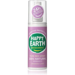 Happy Earth 100% Natural Deodorant Spray Lavender Ylang deodorant 100 ml