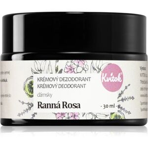 Kvitok Morning dew Ranní rosa deodorant cream for sensitive skin 30 ml