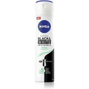 Nivea Invisible Black & White Fresh antiperspirant spray W 150 ml