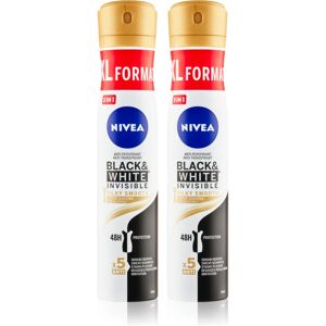 Nivea Black & White Invisible Silky Smooth antiperspirant spray (economy pack)