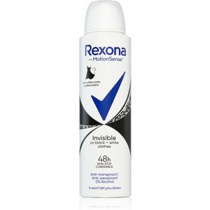 Rexona Invisible on Black + White Clothes Antiperspirant antiperspirant in a spray (48h) 150 ml