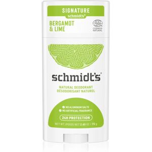 Schmidt's Bergamot + Lime deodorant stick relaunch 75 g