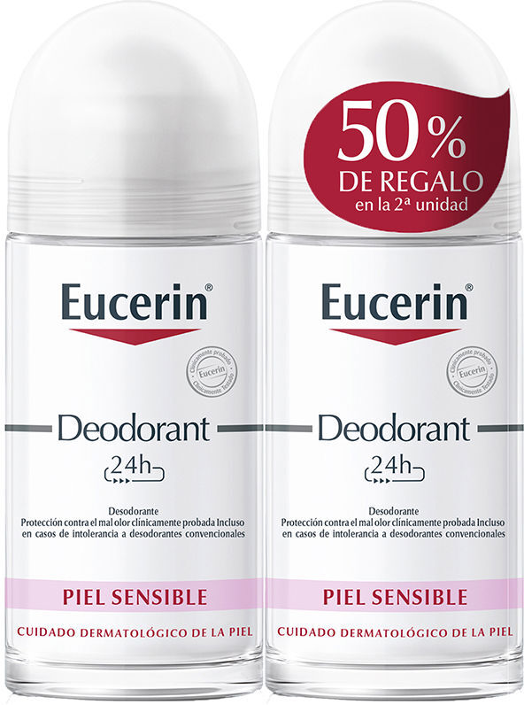 Photos - Deodorant Eucerin PH5 ROLL-ON  Lot 2 x 50 ml 