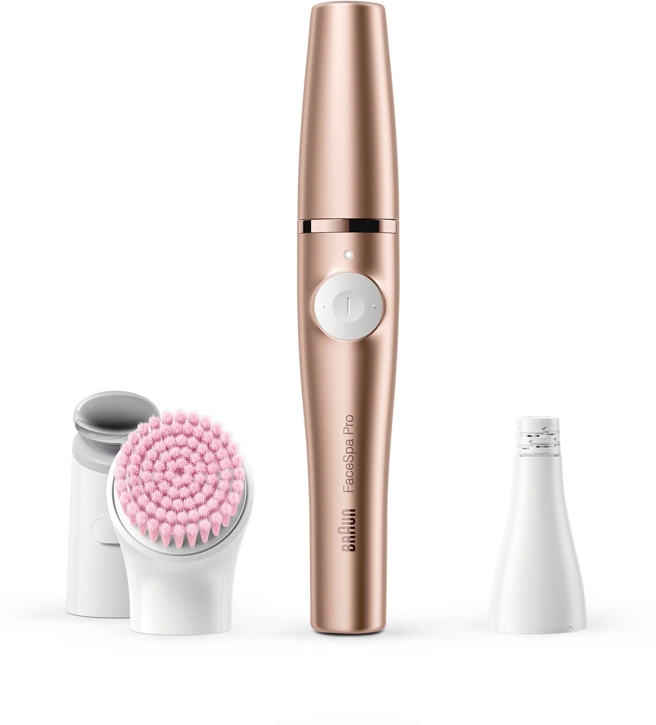 Braun Gesichtsepilierer »FaceSpa Pro 921«, 2 St. Aufsätze, All-in-One... braun