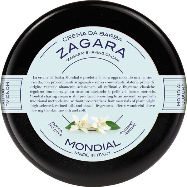 Mondial Luxury Shaving Cream Plexi Bowl 150 ml Zagara Rasiercreme