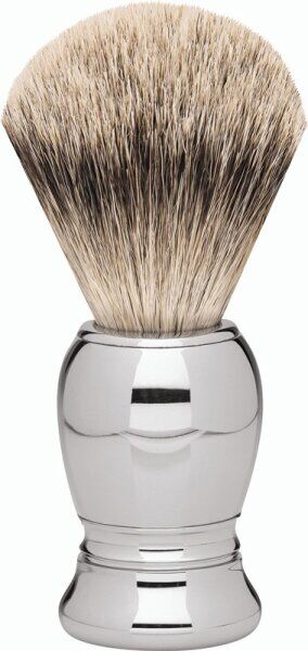 Erbe Shaving Shop Premium Design MILANO Rasierpinsel Silberspitz Meta