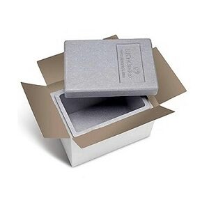 1-PACK 24x Isolierboxen mit Deckel aus NeoporR 330 x 225 x 225mm 7,3 Liter inkl. Umkarton