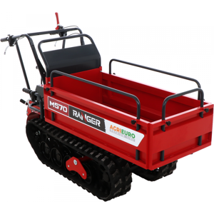 AgriEuro Premium Raupentransporter mit ausziehbarer Mulde Ranger  M570 - Honda GX200 Motor