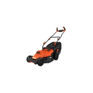 Black & Decker BLACK+DECKER BEMW471BH-QS Tondeuse à Gazon Filaire 6 Hauteurs, 1600 W, Orange, 38 cm