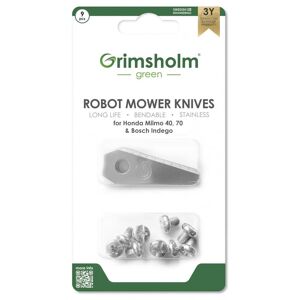 Grimsholm Knive Til Bosch Indego Robotplæneklipper - 9 Stk