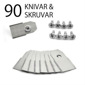 90 knive/knive til Husqvarna Automower, Gardena silver