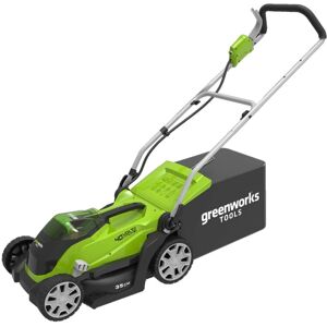 Greenworks plæneklipper med 2 x 40 V 2 Ah batteri GD40LM35 2501907UC