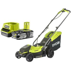 Ryobi - Pack Tondeuse poussée 18V One+ OLM1833B - 1 Batterie 2.5Ah - 1 Chargeur rapide RC18120-125 - Publicité