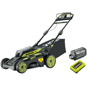 Ryobi - Tondeuse tractée 36V MaxPower Brushless - coupe 51 cm - 1 batterie 6.0Ah - 1 chargeur rapide - RY36LMX51A-160 - Publicité