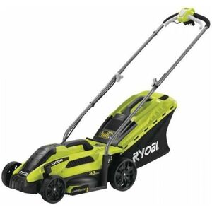 Tondeuse a Gazon électrique 1300W 33cm de coupe Ryobi RLM13E33S - 5 réglages de hauteur de coupe + Mulching - Publicité