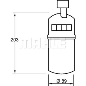 Mahle sèche-linge, climatisation MAHLE AD 275 000S