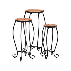 VIDAXL Tables mosaïque 3 pcs Terre cuite Céramique - Publicité