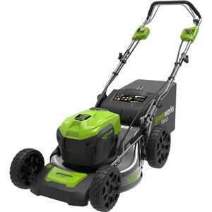 Tondeuse tractée GREENWORKS 40V - Coupe de 46cm - Sans batterie ni chargeur - GD40LM46SP - Publicité