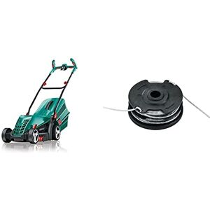 Bosch Tondeuse à Gazon ARM34, (1300 W, Largeur de Coupe 34 cm, dans Une boîte en Carton) & F016800351 Recharge et Bobine de Fil intégrée de 6 m de Long Ø 1,6 mm d'épaisseur de Fil pour Coupe-Bordures - Publicité