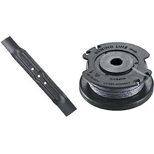 Lame de rechange Bosch Accessoire pour tondeuse rotative Rotak 32/320/ et 32 Ergoflex (32cm) & Fil pour Coupe Bordure 4m de Fil de 1,6mm de diamètre F016800569 - Publicité