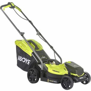 Ryobi Tondeuse électrique à batterie RYOBI RLM18X33B40 - 18V - 4Ah - bac de 35 l - Coupe de 33 cm