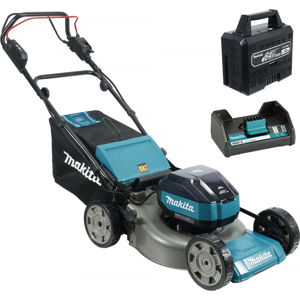 Makita LM004JB101 - Tondeuse à batterie - Coupe de 53 cm - Bac de 70 L - 64V 10Ah